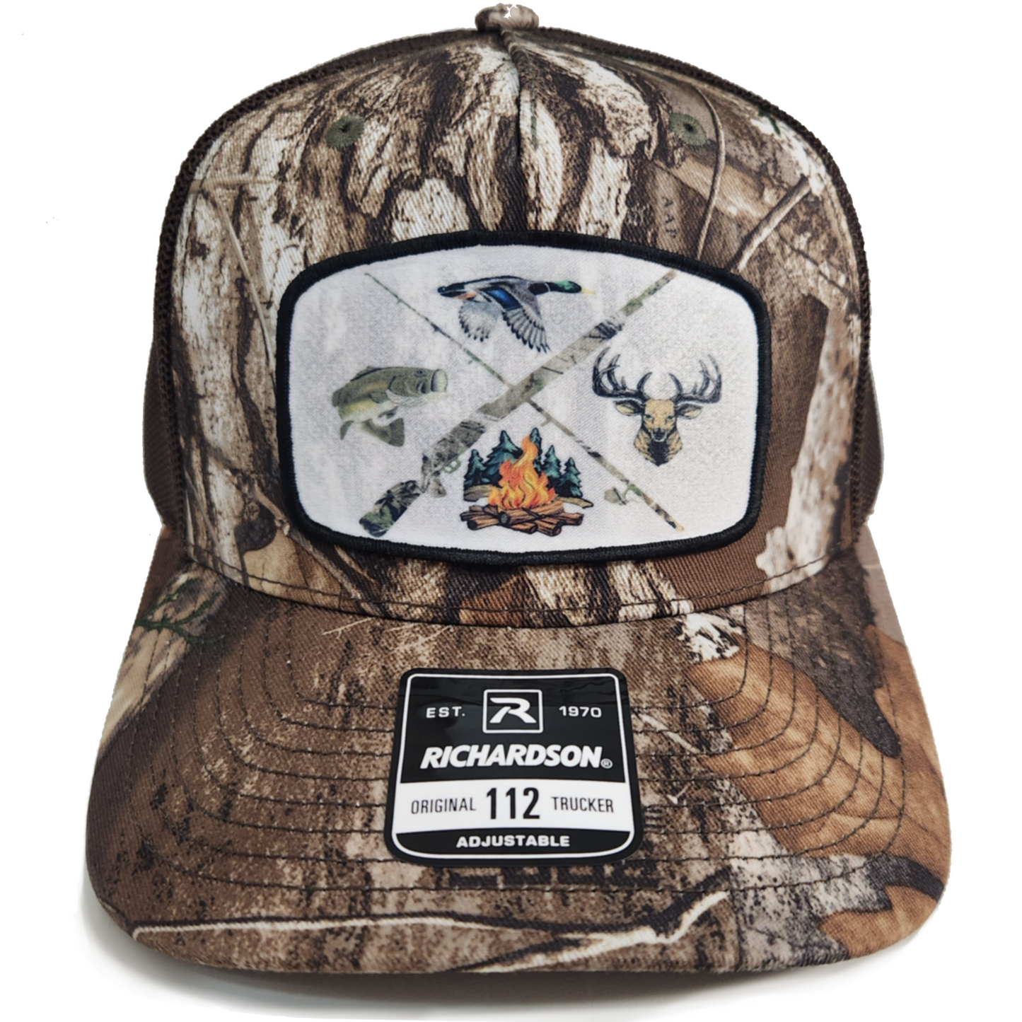 Real tree trucker hat