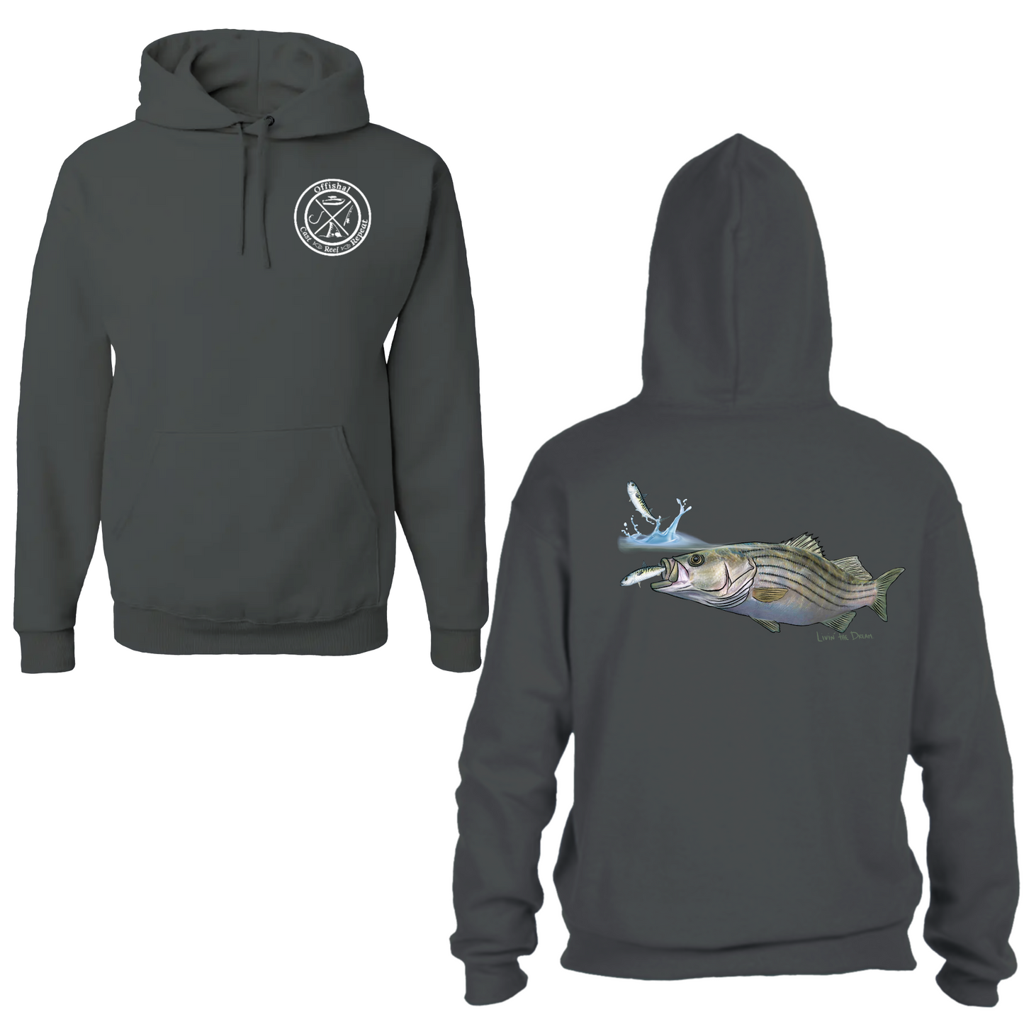 "Striper" Hoodie Sweatshirt