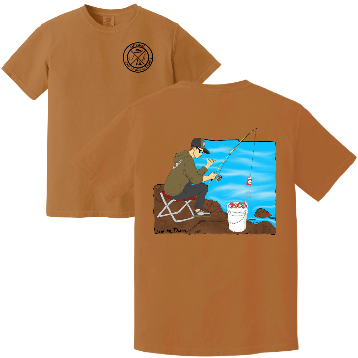 "Caught a buzz" Cotton Tee