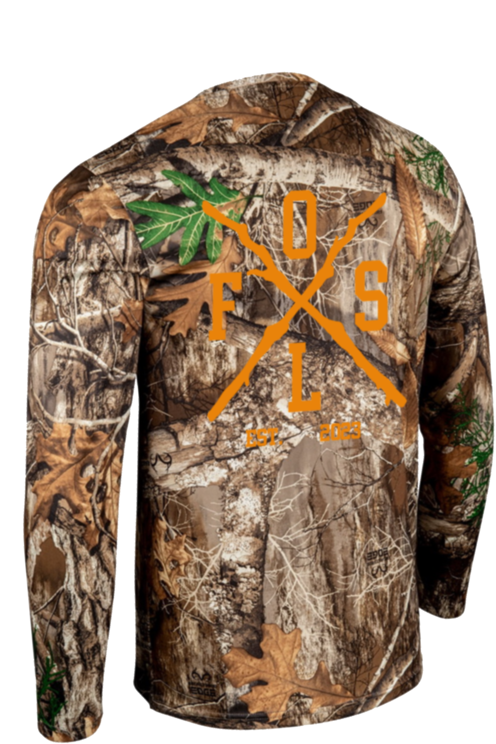 “OFSL” Realtree Camo polyester long sleeve