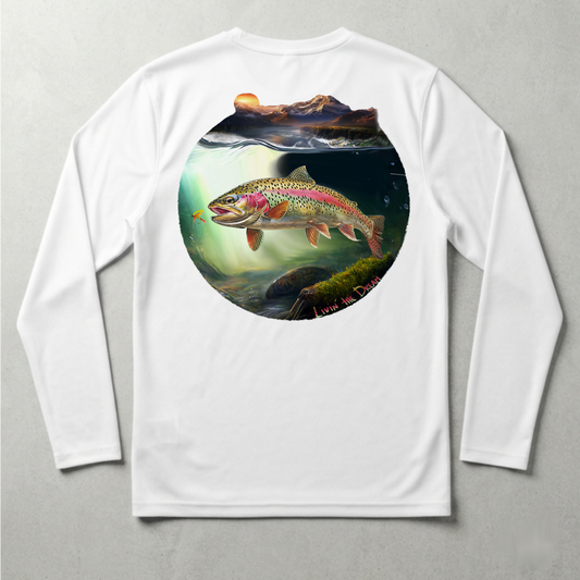 "Rainbow Trout" Performance long sleeve