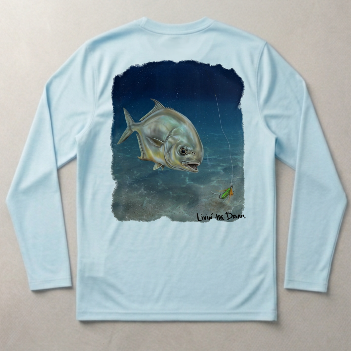 Performance long sleeve "Pompano Jig"