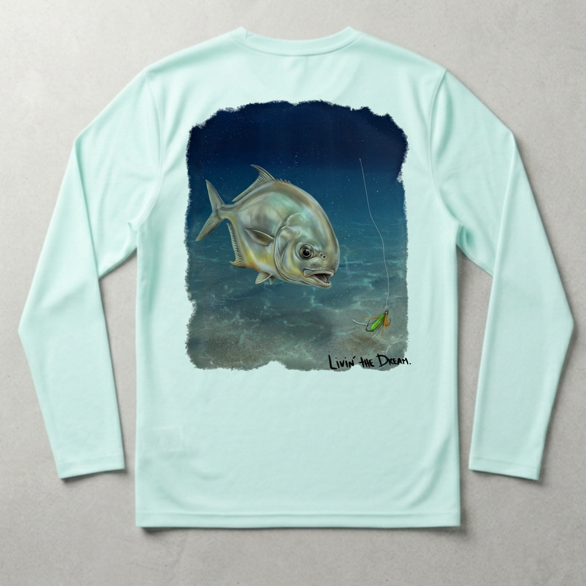 Performance long sleeve "Pompano Jig"