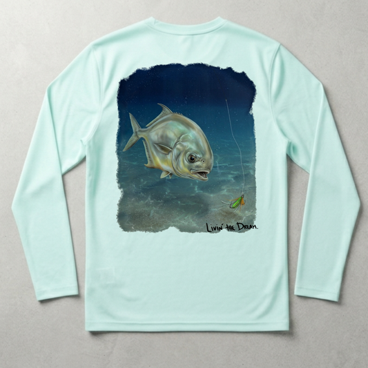 Performance long sleeve "Pompano Jig"