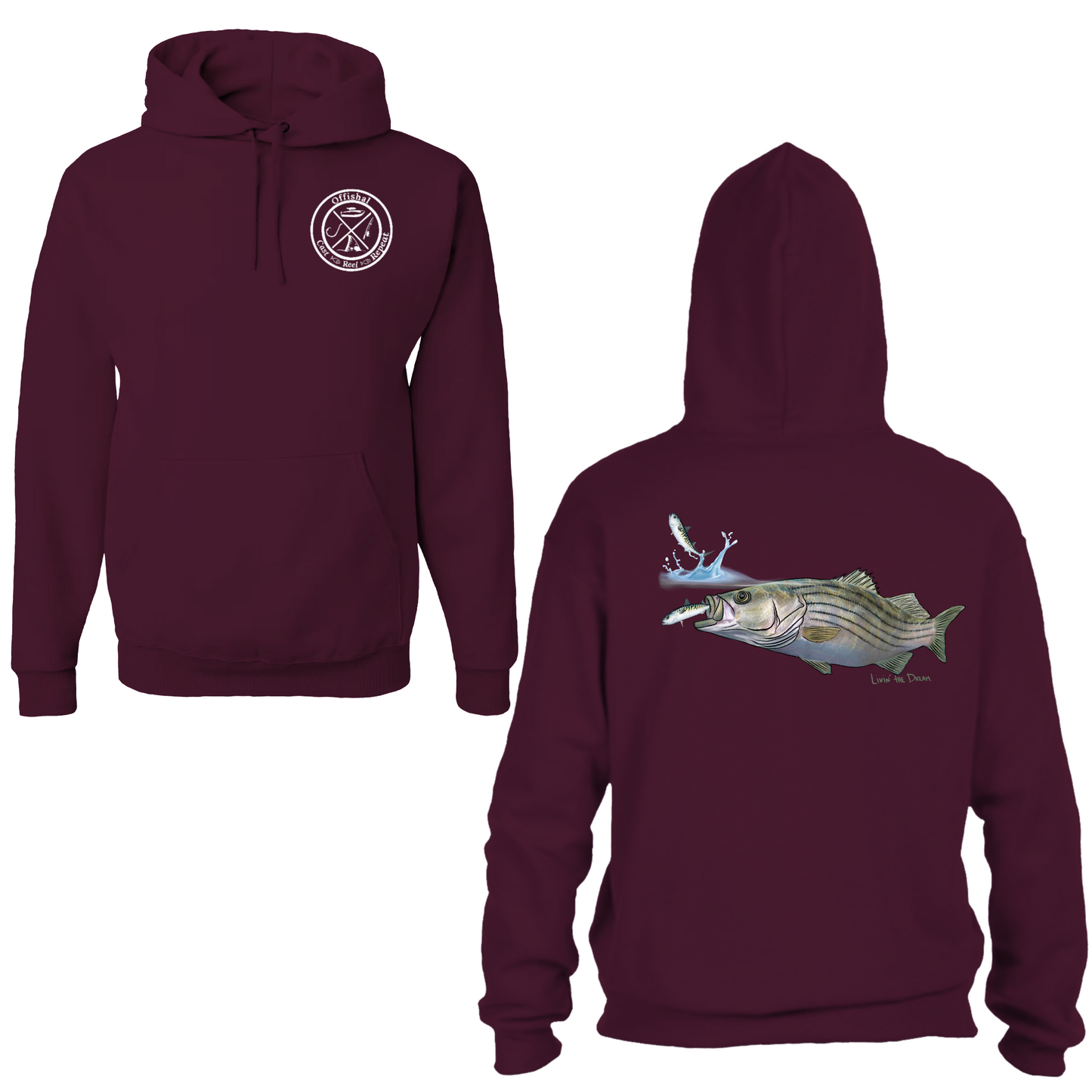 "Striper" Hoodie Sweatshirt