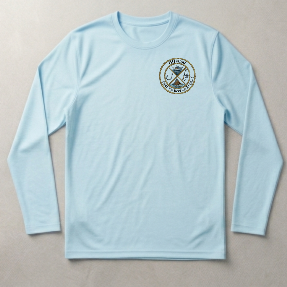 Performance long sleeve "Pompano Jig"