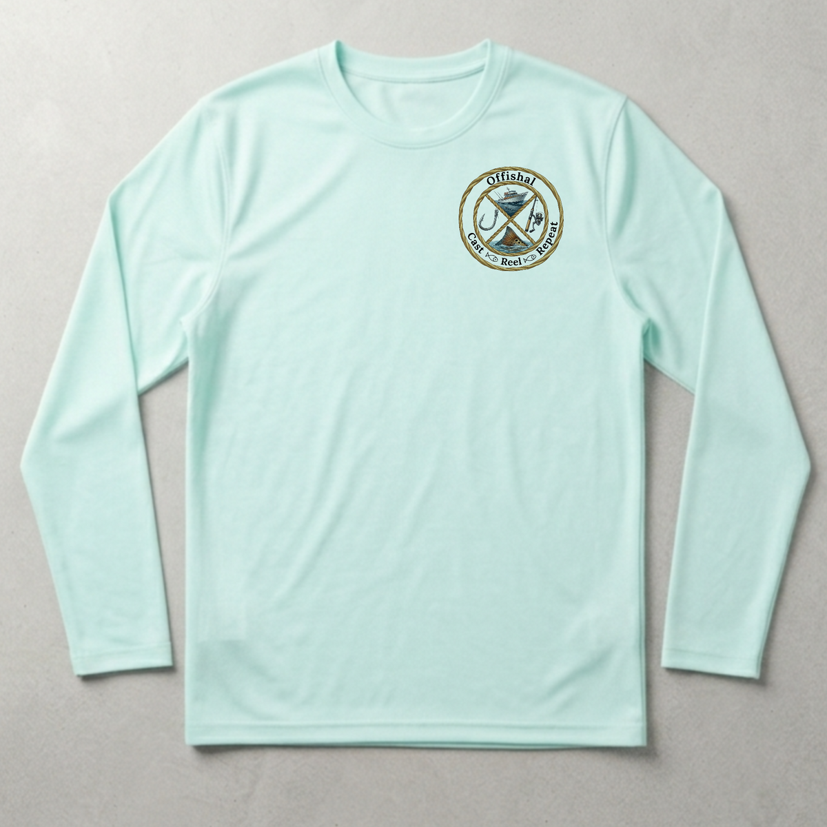 Performance long sleeve "Pompano Jig"